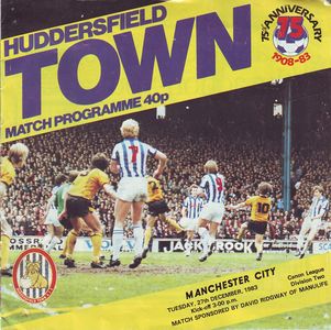 huddersfield away 1983 to 84 prog